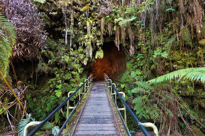 Guided Hike Adventure: Kilauea Iki and Lava Tube - Getting oriented at the Kīlauea Visitor Center and Halemaumau views